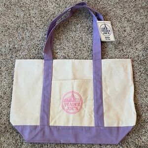 Trader Joe’s Large Lavender Tote
